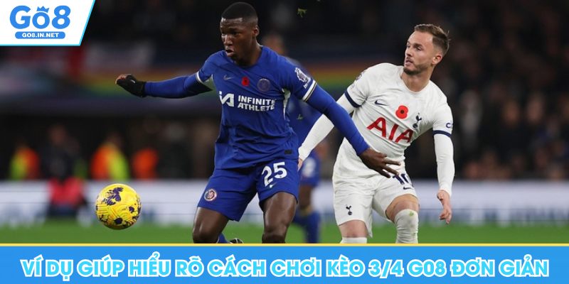 Ví dụ giúp hiểu rõ cách chơi kèo 3/4 Go8 đơn giản